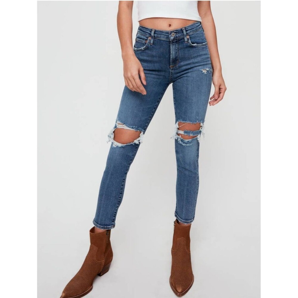 Agolde Sophie High Rise Skinny Crop Ankle Jean Spite SZ 29 8